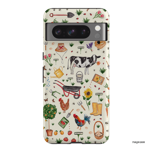 Farm Stay Printed Phone Cases Google Pixel 8 Pro / Armoured by BG. Studio - The Dairy