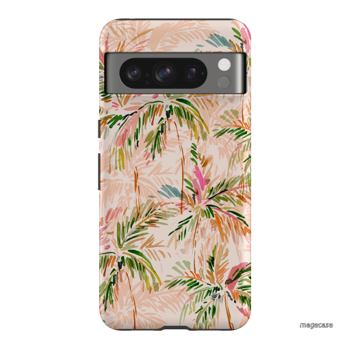 Hawaiian Palms Printed Phone Cases Google Pixel 8 Pro / Armoured by Cass Deller - The Dairy