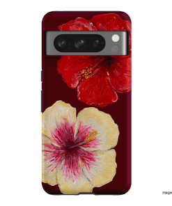 Hibiscus Flower Printed Phone Cases Google Pixel 8 Pro / Armoured by BG. Studio - The Dairy
