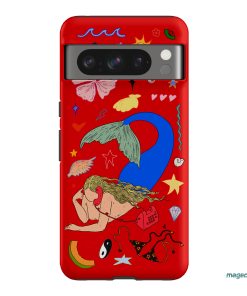 Mermaid Salad Scarlet Printed Phone Cases Google Pixel 8 Pro / Armoured by Easty Beasty - The Dairy