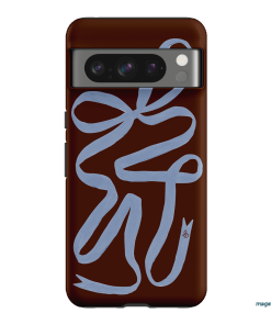 Mocha Ribbon Printed Phone Cases Google Pixel 8 Pro / Armoured by Jasmine Dowling - The Dairy