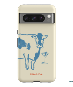 Mootini Blue Printed Phone Cases by Phthalo Ruth - The Dairy