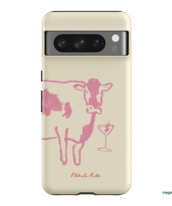 Mootini Pink Printed Phone Cases by Phthalo Ruth - The Dairy