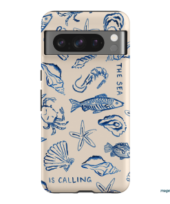 Sea Call Printed Phone Cases Google Pixel 8 Pro / Armoured by Cass Deller - The Dairy