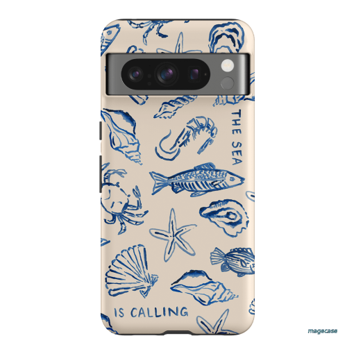 Sea Call Printed Phone Cases Google Pixel 8 Pro / Armoured by Cass Deller - The Dairy