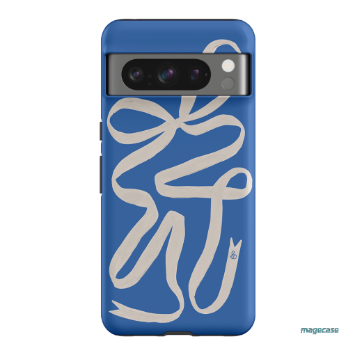 Something Blue Ribbon Printed Phone Cases Google Pixel 8 Pro / Armoured by Jasmine Dowling - The Dairy