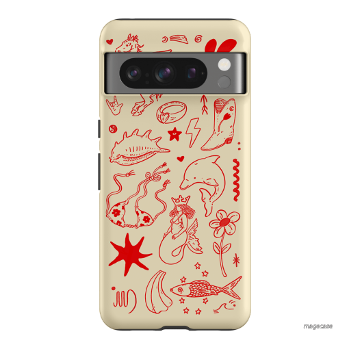 Spiced Cowboy Cream Printed Phone Cases Google Pixel 8 Pro / Armoured by Easty Beasty - The Dairy
