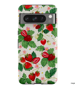Strawberry Patch Printed Phone Cases Google Pixel 8 Pro / Armoured by Ellie Mae - The Dairy