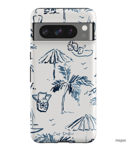 Balmy Blue Printed Phone Cases Google Pixel 8 Pro / Armoured by Cass Deller - The Dairy
