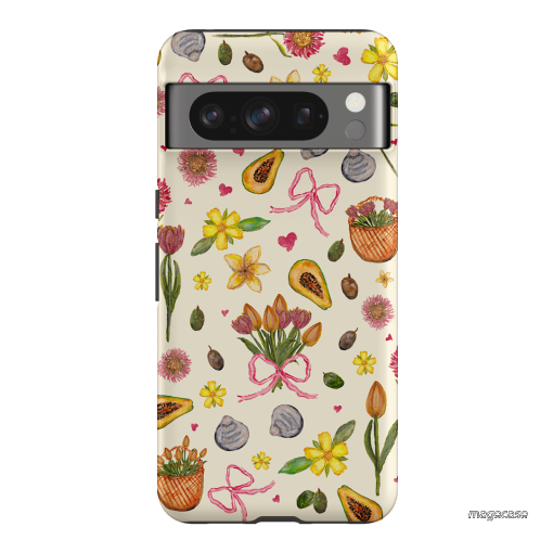 Bouquets & Bows Printed Phone Cases Google Pixel 8 Pro / Armoured by BG. Studio - The Dairy