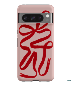Valentine Ribbon Printed Phone Cases Google Pixel 8 Pro / Armoured by Jasmine Dowling - The Dairy