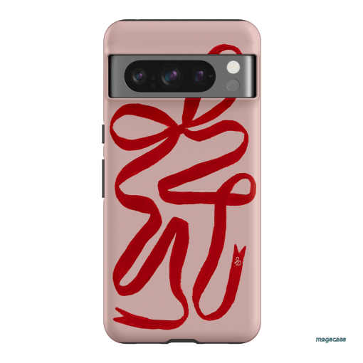 Valentine Ribbon Printed Phone Cases Google Pixel 8 Pro / Armoured by Jasmine Dowling - The Dairy