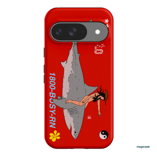 1800-Busy Rn in Red Printed Phone Cases Google Pixel 9 / Armoured by Easty Beasty - The Dairy