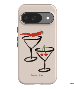 Chilli Cherry Printed Phone Cases by Phthalo Ruth - The Dairy
