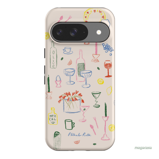 Dinnerware Printed Phone Cases Google Pixel 9 / Armoured by Phthalo Ruth - The Dairy