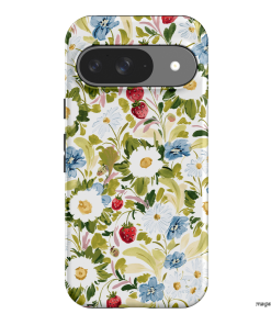 Garden Strawberries Printed Phone Cases Google Pixel 9 / Armoured by Ellie Mae - The Dairy