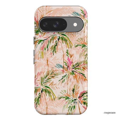 Hawaiian Palms Printed Phone Cases Google Pixel 9 / Armoured by Cass Deller - The Dairy