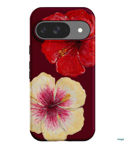 Hibiscus Flower Printed Phone Cases Google Pixel 9 / Armoured by BG. Studio - The Dairy