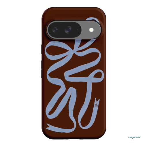Mocha Ribbon Printed Phone Cases Google Pixel 9 / Armoured by Jasmine Dowling - The Dairy