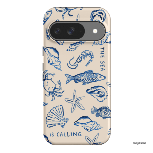 Sea Call Printed Phone Cases Google Pixel 9 / Armoured by Cass Deller - The Dairy