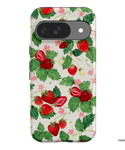 Strawberry Patch Printed Phone Cases Google Pixel 9 / Armoured by Ellie Mae - The Dairy