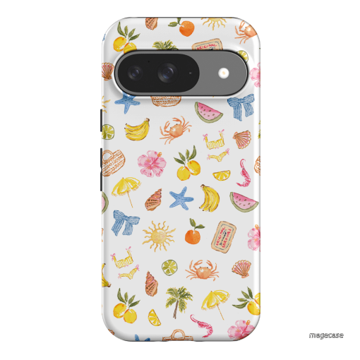Summer Icons Printed Phone Cases Google Pixel 9 / Armoured by Cass Deller - The Dairy
