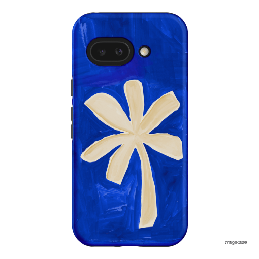 Bleu Palm Printed Phone Cases Google Pixel 9A / Armoured by Charlie Taylor - The Dairy