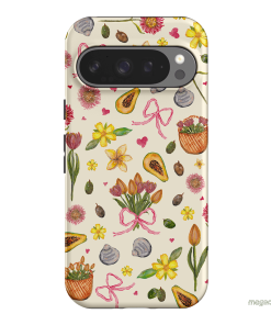 Bouquets & Bows Printed Phone Cases Google Pixel 9 Pro / Armoured by BG. Studio - The Dairy