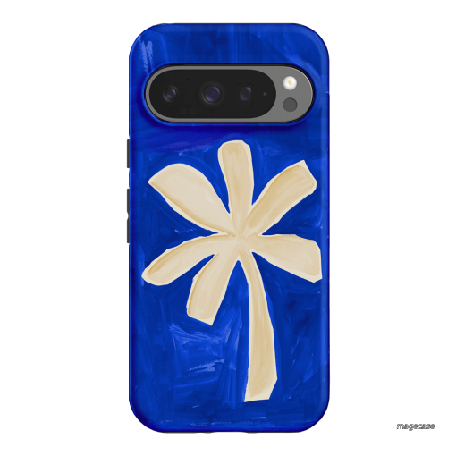 Bleu Palm Printed Phone Cases Google Pixel 9 Pro / Armoured by Charlie Taylor - The Dairy