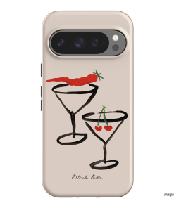 Chilli Cherry Printed Phone Cases by Phthalo Ruth - The Dairy