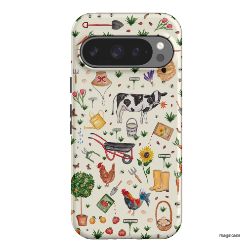 Farm Stay Printed Phone Cases Google Pixel 9 Pro / Armoured by BG. Studio - The Dairy