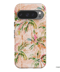 Hawaiian Palms Printed Phone Cases Google Pixel 9 Pro / Armoured by Cass Deller - The Dairy