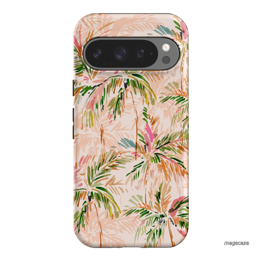 Hawaiian Palms Printed Phone Cases Google Pixel 9 Pro / Armoured by Cass Deller - The Dairy