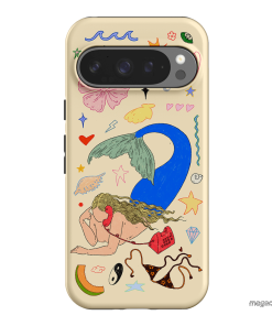 Mermaid Salad Cream Printed Phone Cases Google Pixel 9 Pro / Armoured by Easty Beasty - The Dairy