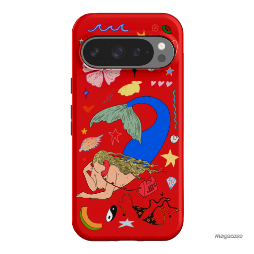 Mermaid Salad Scarlet Printed Phone Cases Google Pixel 9 Pro / Armoured by Easty Beasty - The Dairy