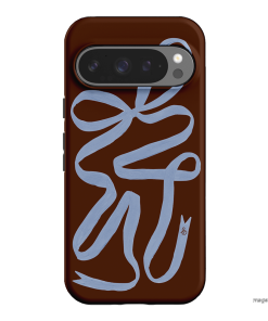 Mocha Ribbon Printed Phone Cases Google Pixel 9 Pro / Armoured by Jasmine Dowling - The Dairy