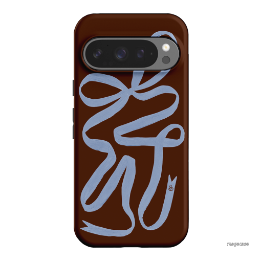 Mocha Ribbon Printed Phone Cases Google Pixel 9 Pro / Armoured by Jasmine Dowling - The Dairy