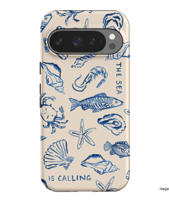 Sea Call Printed Phone Cases Google Pixel 9 Pro / Armoured by Cass Deller - The Dairy