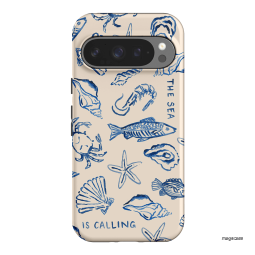 Sea Call Printed Phone Cases Google Pixel 9 Pro / Armoured by Cass Deller - The Dairy