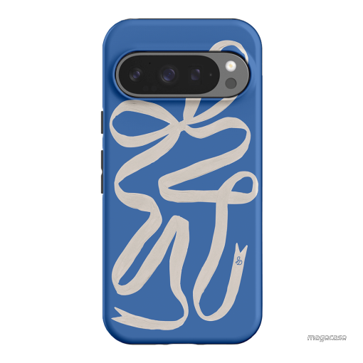 Something Blue Ribbon Printed Phone Cases Google Pixel 9 Pro / Armoured by Jasmine Dowling - The Dairy