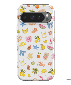 Summer Icons Printed Phone Cases Google Pixel 9 Pro / Armoured by Cass Deller - The Dairy