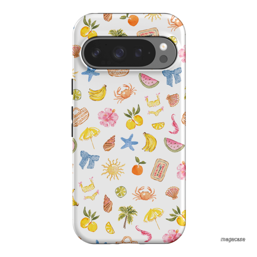 Summer Icons Printed Phone Cases Google Pixel 9 Pro / Armoured by Cass Deller - The Dairy