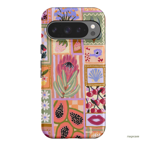 Summer Postcards Printed Phone Cases Google Pixel 9 Pro / Armoured by Amy Gibbs - The Dairy