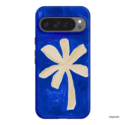 Bleu Palm Printed Phone Cases Google Pixel 9 Pro XL / Armoured by Charlie Taylor - The Dairy