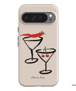 Chilli Cherry Printed Phone Cases by Phthalo Ruth - The Dairy