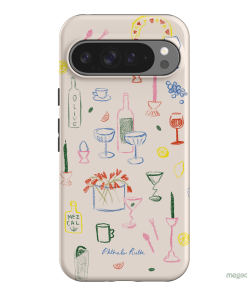 Dinnerware Printed Phone Cases Google Pixel 9 Pro XL / Armoured by Phthalo Ruth - The Dairy