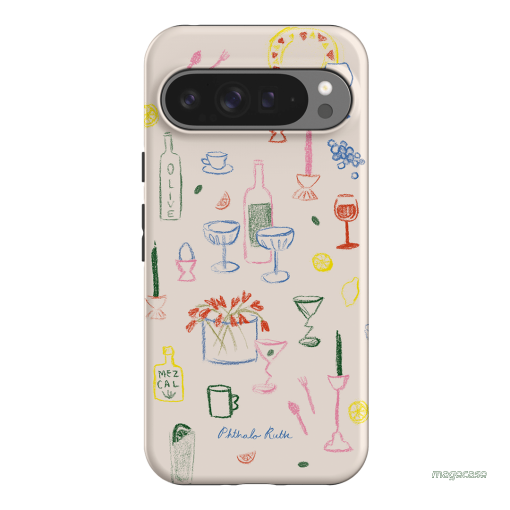 Dinnerware Printed Phone Cases Google Pixel 9 Pro XL / Armoured by Phthalo Ruth - The Dairy
