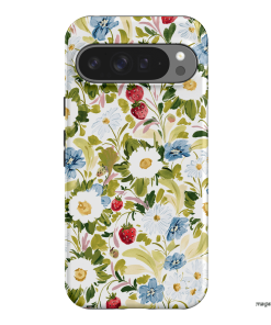 Garden Strawberries Printed Phone Cases Google Pixel 9 Pro XL / Armoured by Ellie Mae - The Dairy