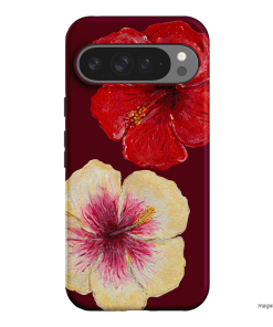 Hibiscus Flower Printed Phone Cases Google Pixel 9 Pro XL / Armoured by BG. Studio - The Dairy