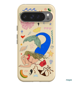 Mermaid Salad Cream Printed Phone Cases Google Pixel 9 Pro XL / Armoured by Easty Beasty - The Dairy